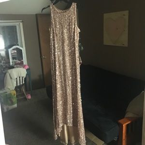 Long Sparkly Gown